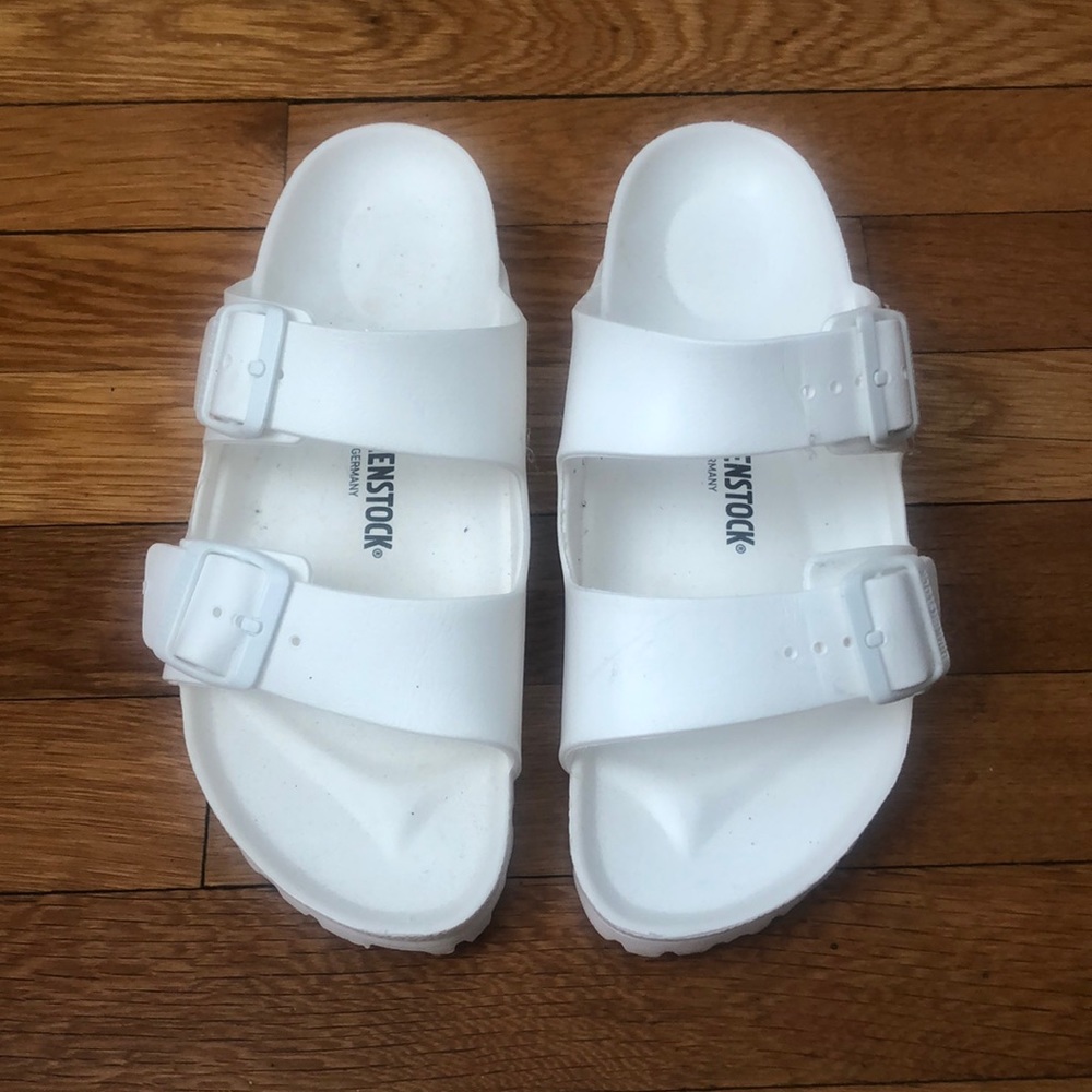 White, Birkenstock sandals